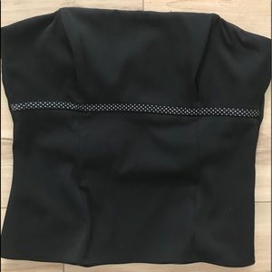 Strapless Black Top